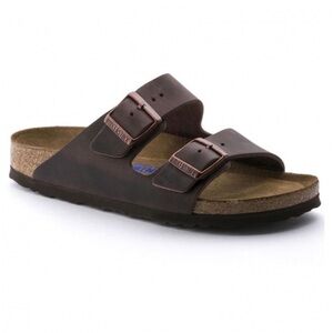 Birkenstock Arizona Sandals Dark Brown Oiled Leather